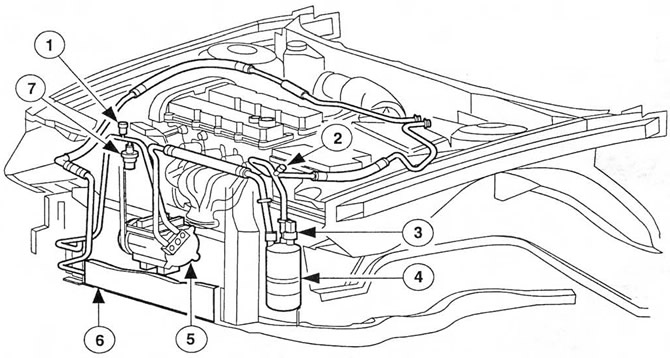 Схема кондиционера мондео 3